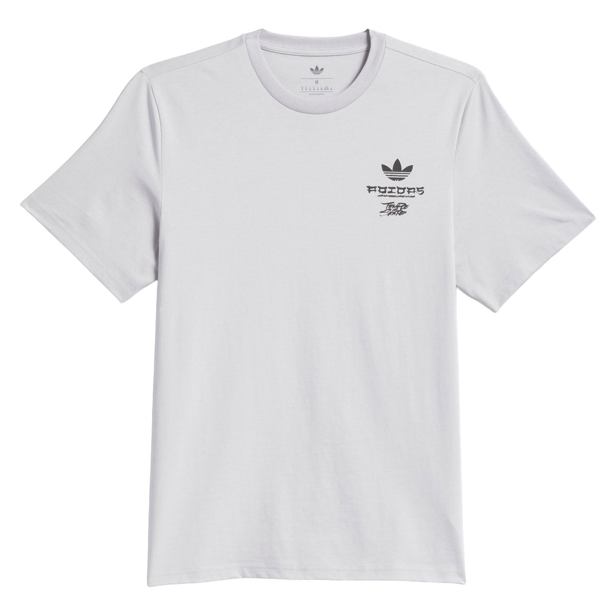 Adidas TOS Crane T-Shirt - Light Solid Grey/Black image 2