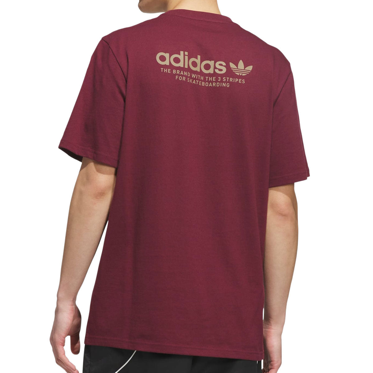Adidas 4.0 Logo T-Shirt - Shadow Red/Khaki image 4