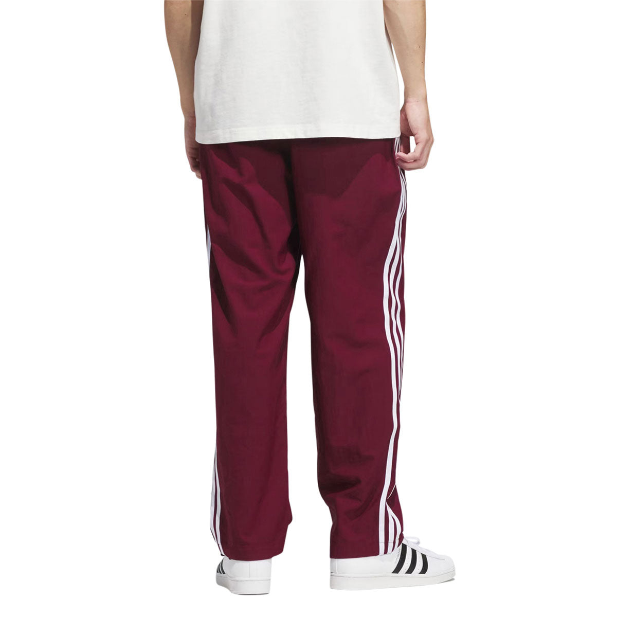 Adidas Superfire Track Pants - Shadow Red/White image 2