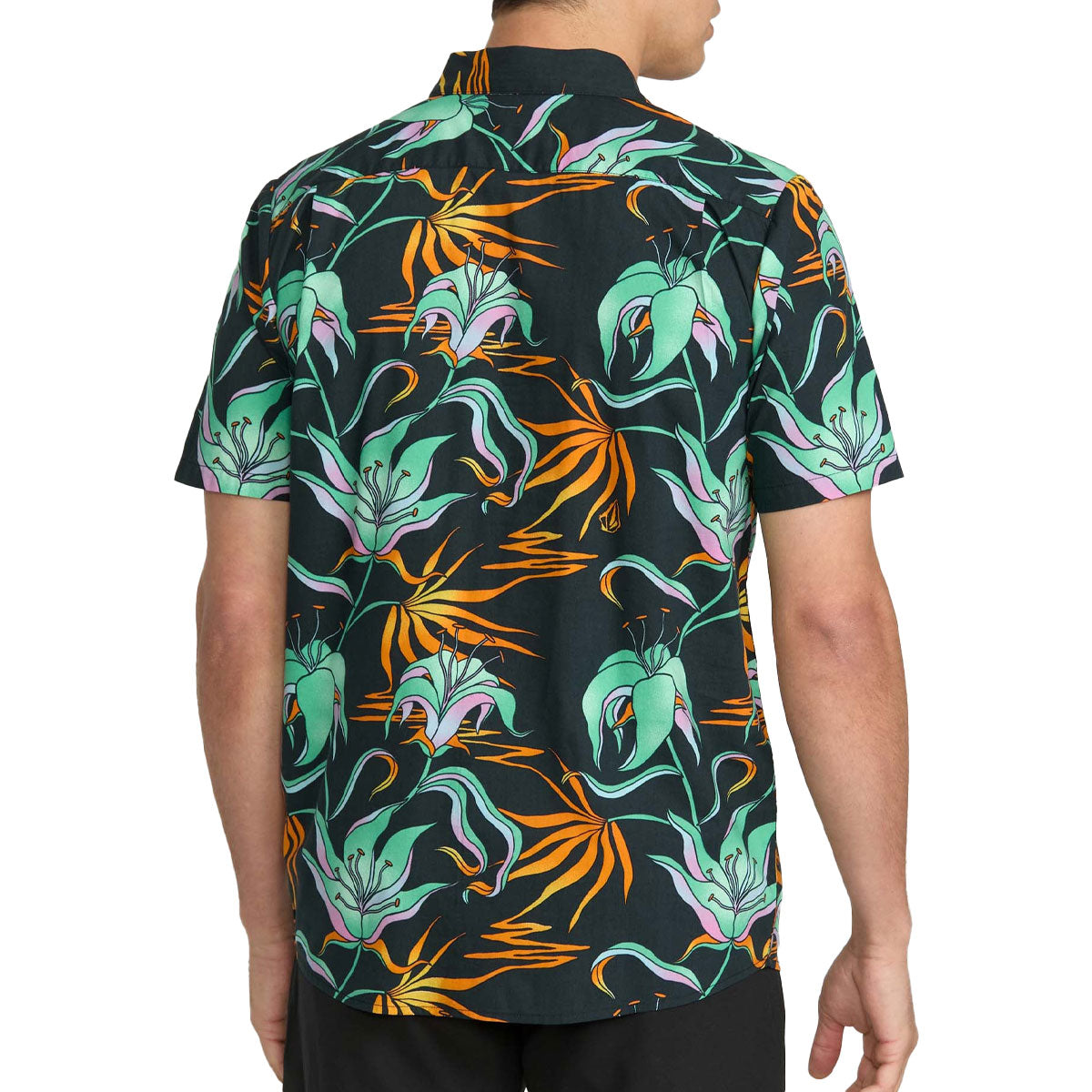 Volcom Brainmelter Floral Shirt - Black/Green image 2