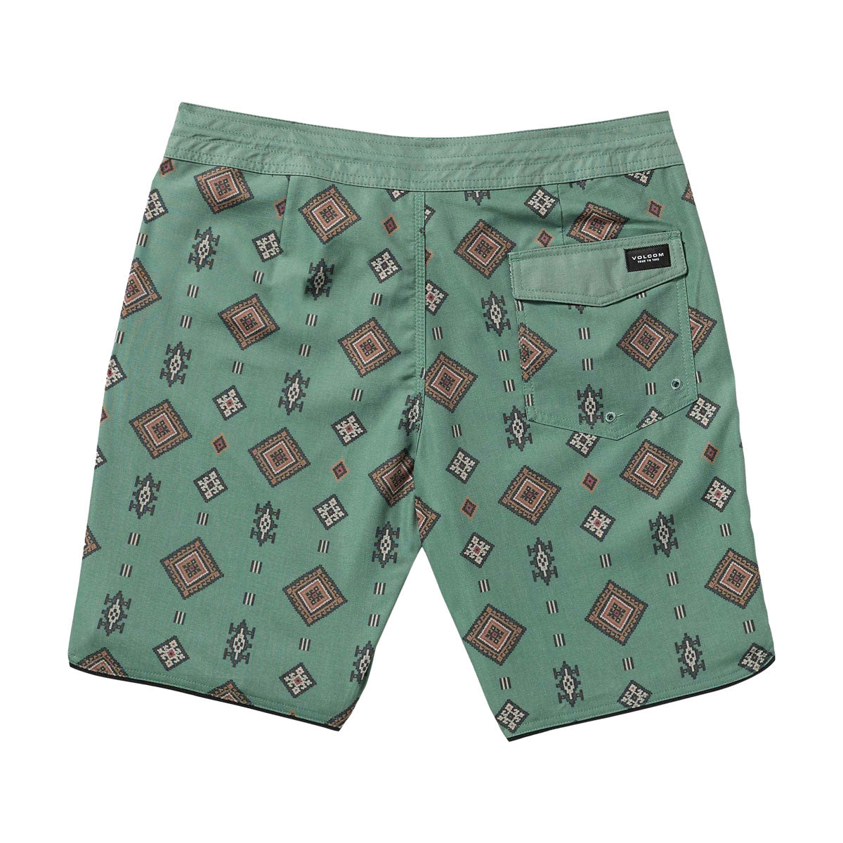 Volcom Desert Dobby Stoney 19 Boardshorts - Light Olive image 2
