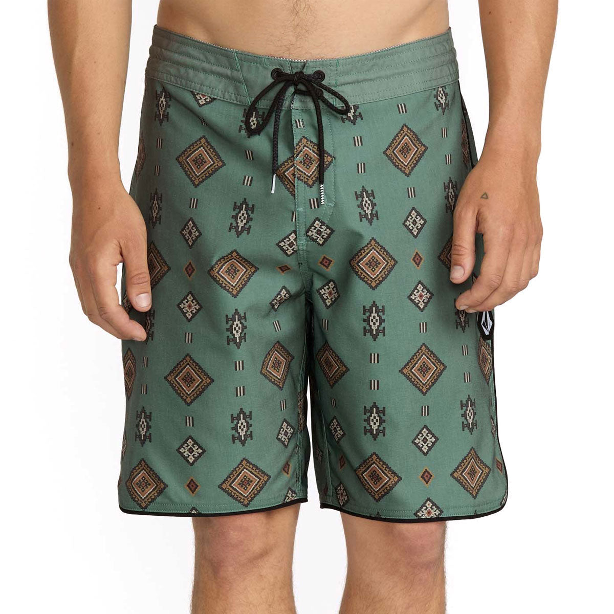 Volcom Desert Dobby Stoney 19 Boardshorts - Light Olive image 3