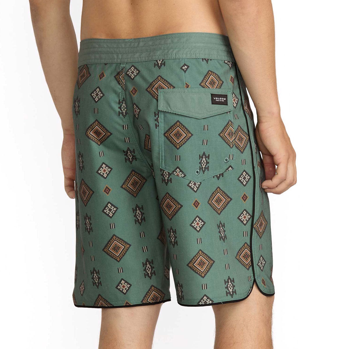 Volcom Desert Dobby Stoney 19 Boardshorts - Light Olive image 4