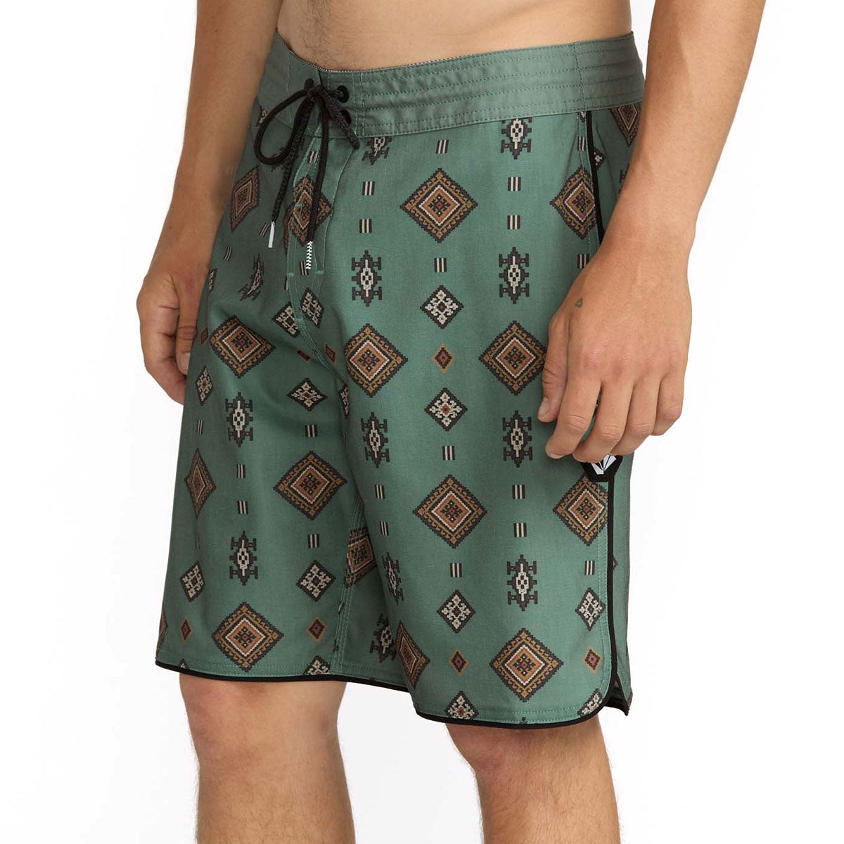 Volcom Desert Dobby Stoney 19 Boardshorts - Light Olive image 5