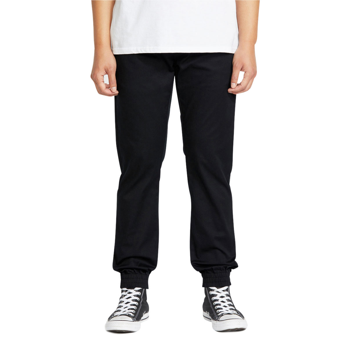 Volcom Frickin Slim Jogger Pants - Black 2026 image 1
