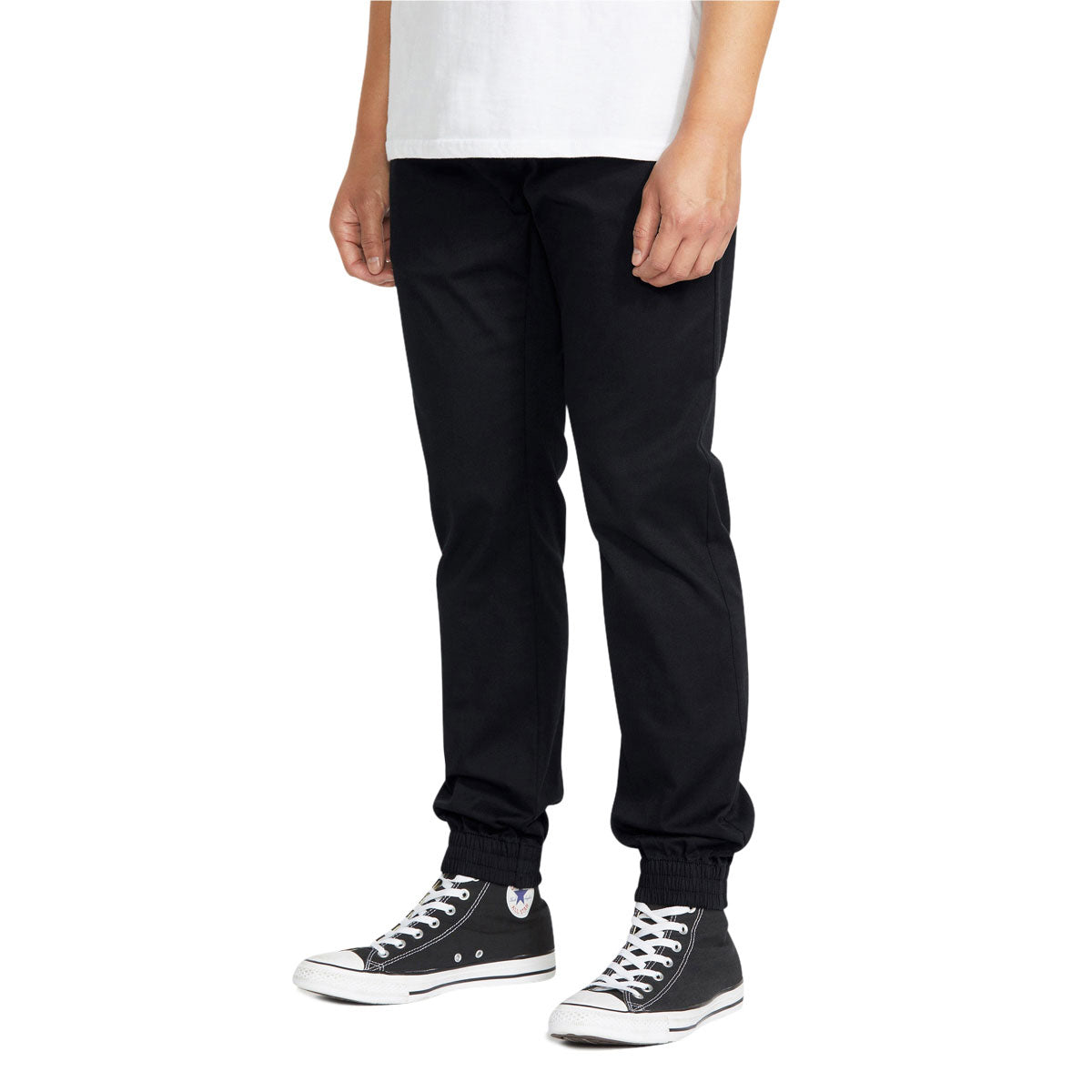 Volcom Frickin Slim Jogger Pants - Black 2026 image 4