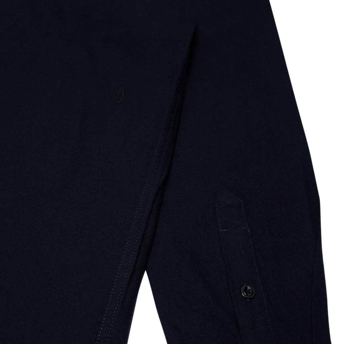 Volcom Caden Solid Long Sleeve Shirt - Navy 2025 image 4