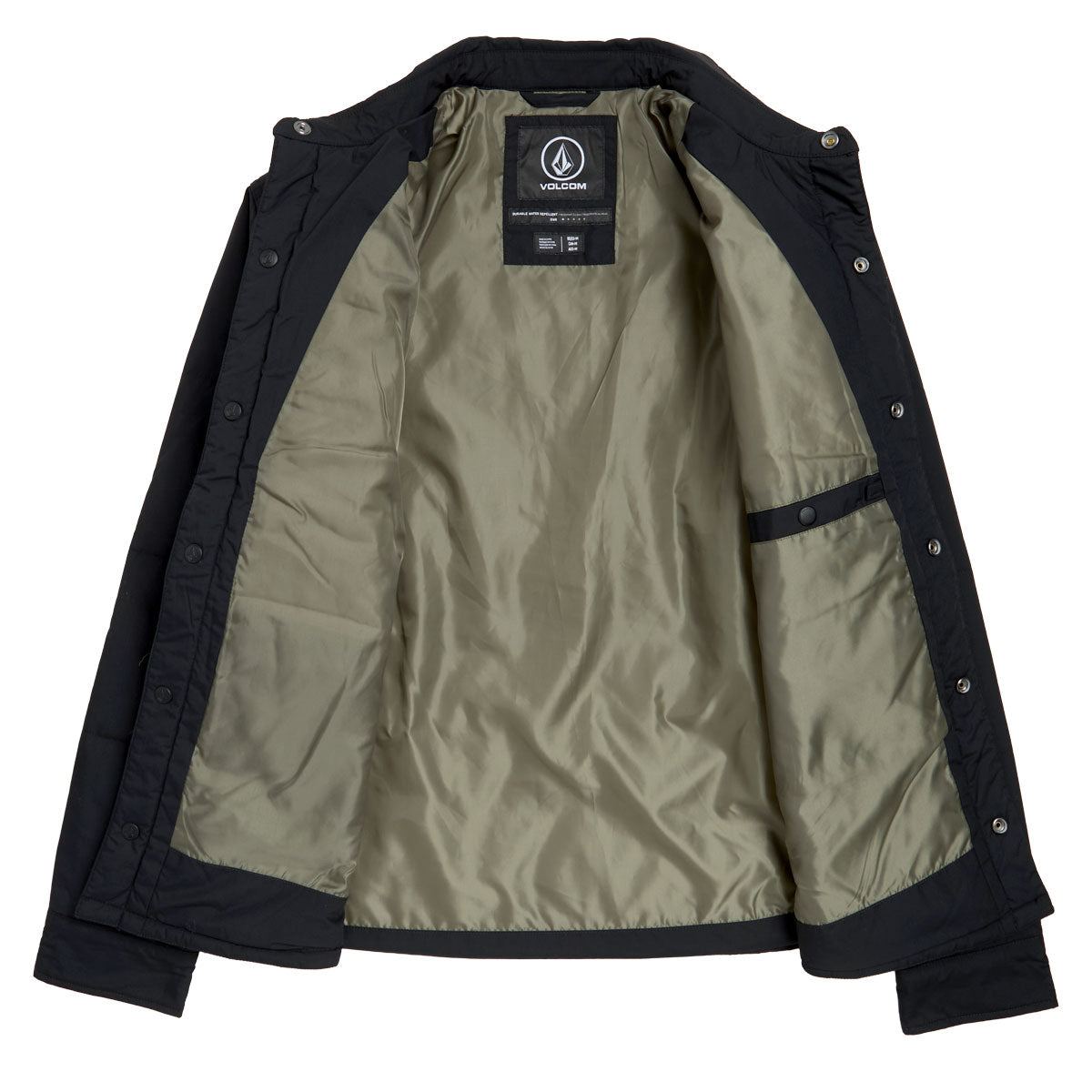 Volcom Westmead Quilted Jacket - Black image 3