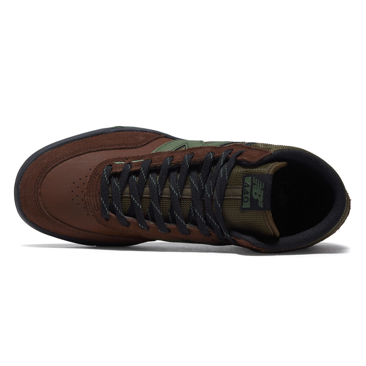 New Balance 440 Hi V2 Shoes - Brown/Olive image 3