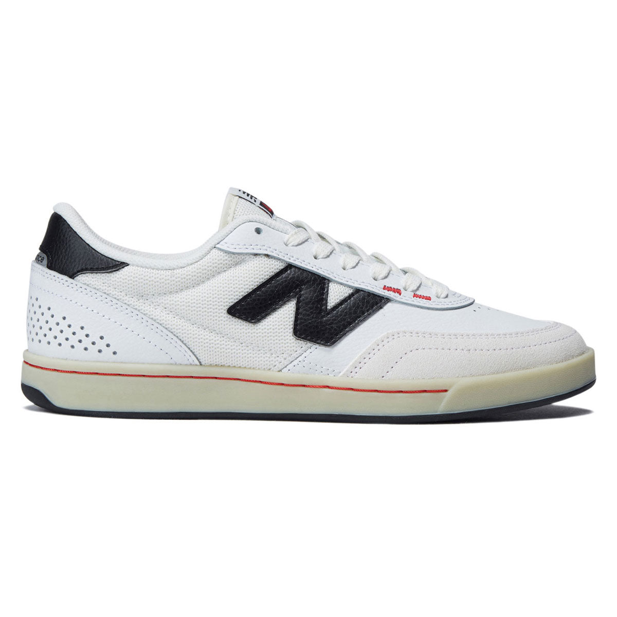 New Balance 440 V2 Shoes - White/Black image 1