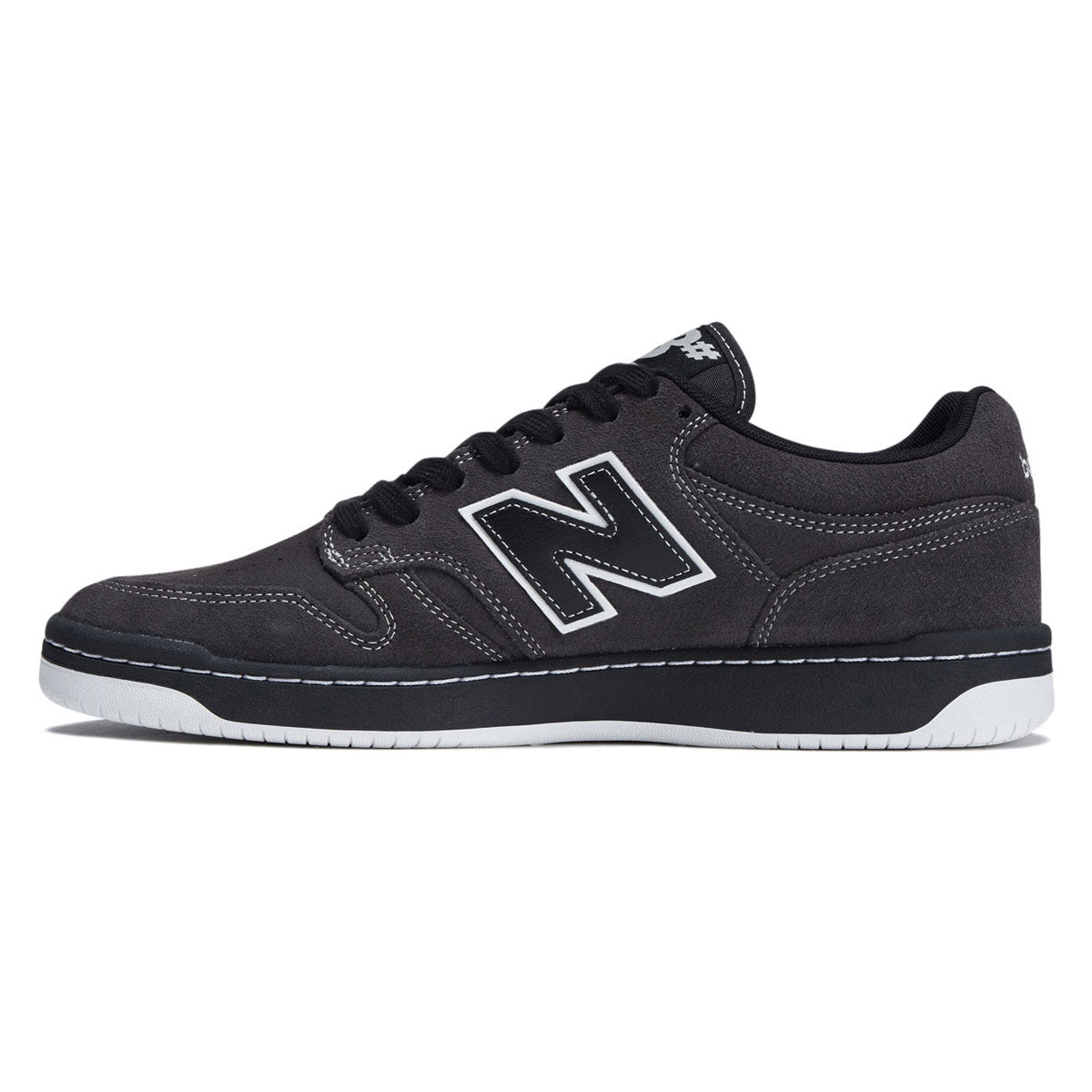 New Balance 480 Wide Shoes - Dark Grey/Black image 2