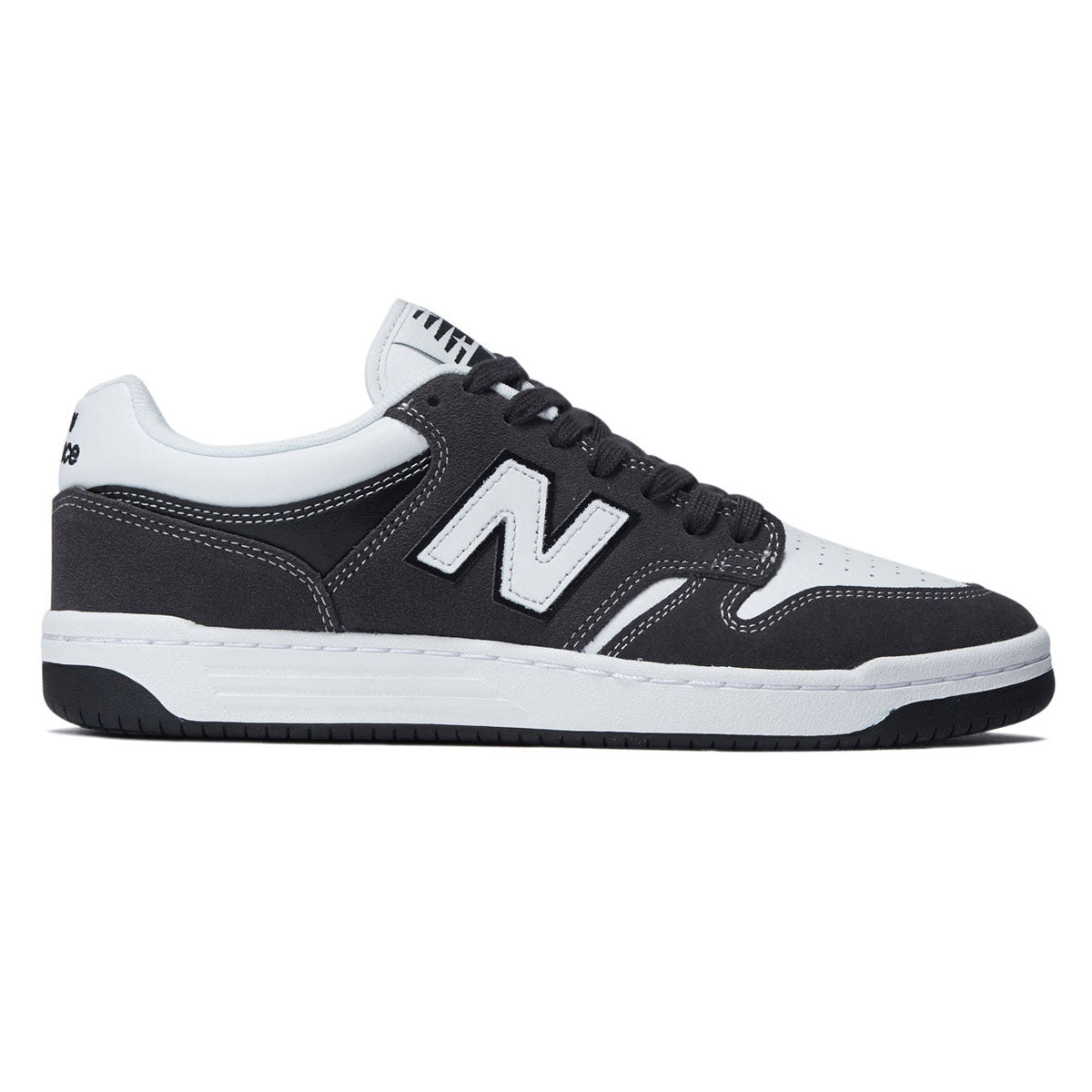 New Balance 480 Shoes - Dark Grey/White image 1