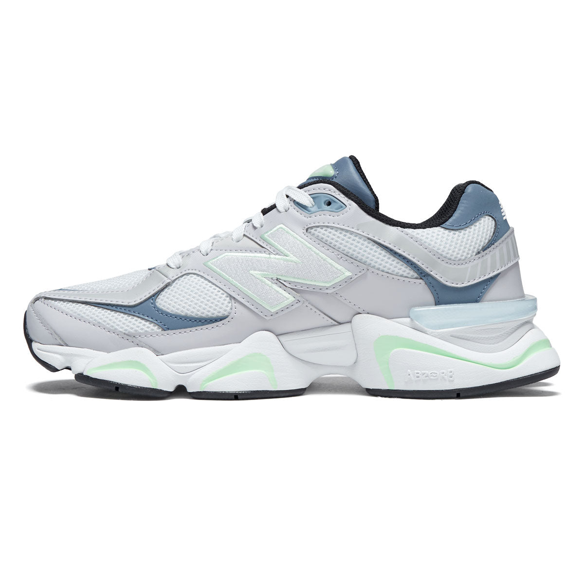 New Balance 9060 Shoes - Pearl Grey/Shoreline Blue image 2