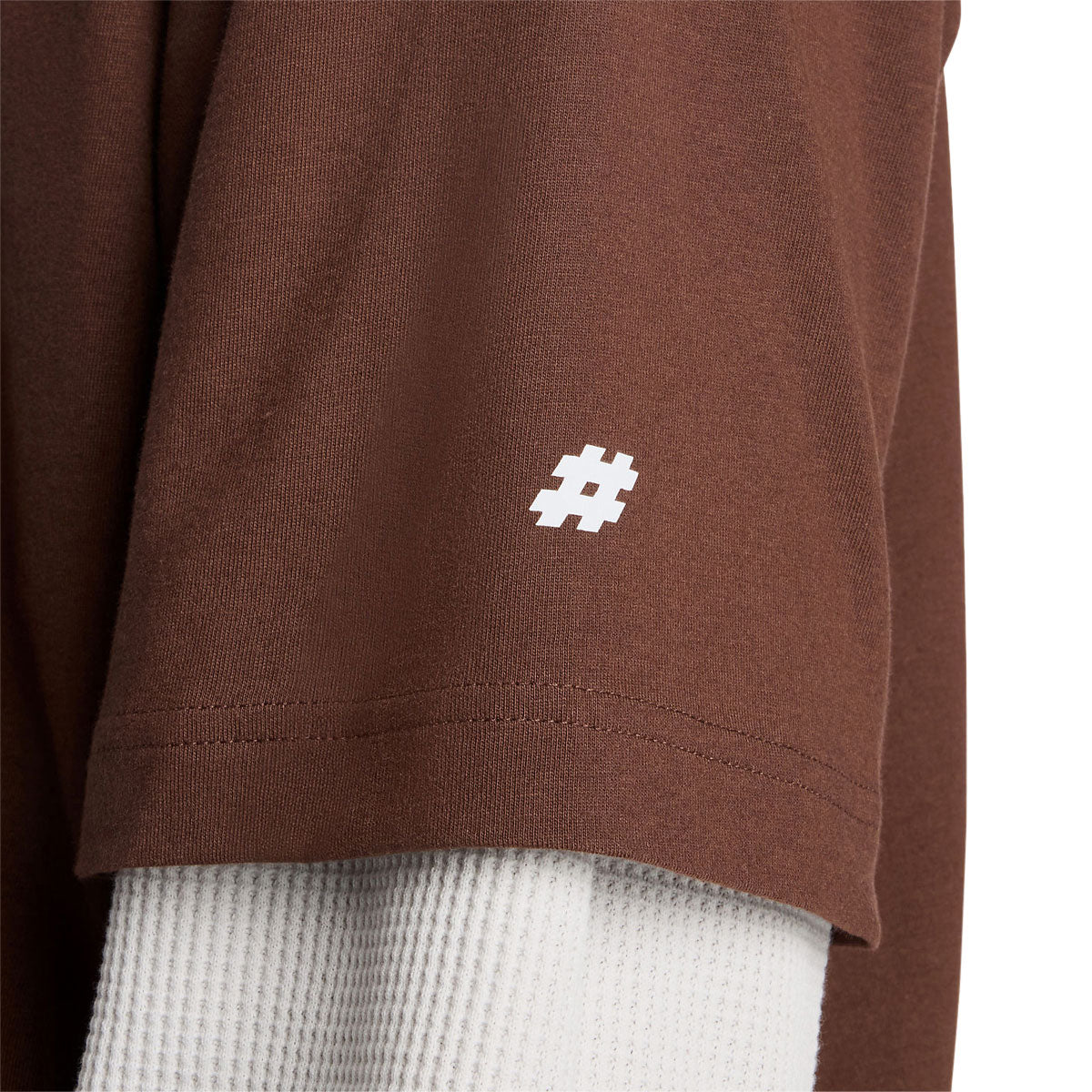 New Balance Numeric Small Logo T-Shirt - Pumpernickel image 5