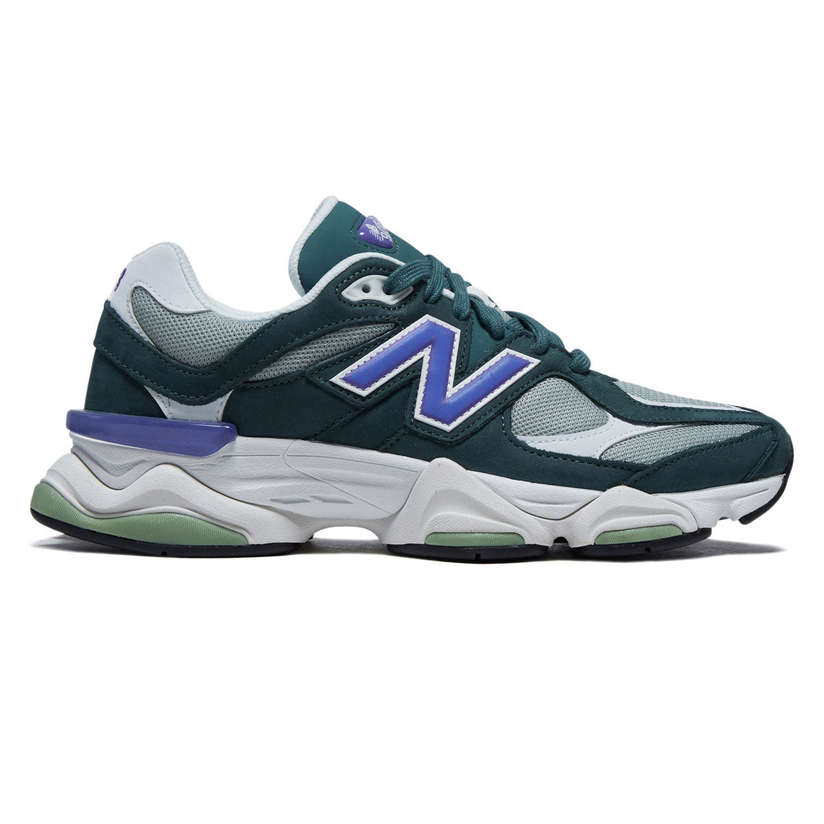 New Balance 9060 Shoes - New Spruce/Electric Indigo image 1