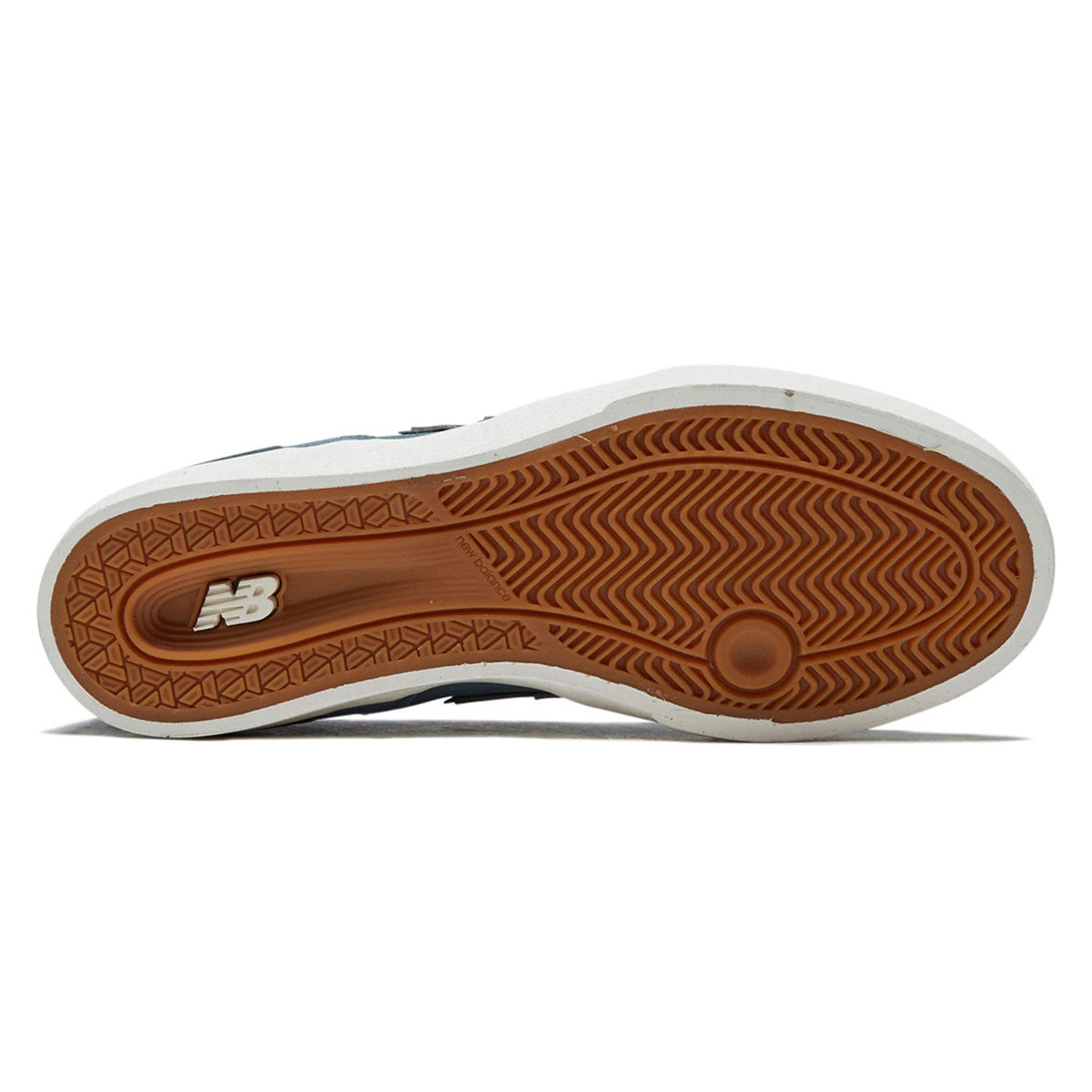 New Balance 574 Vulc Wide Shoes - Saltwater/White image 4