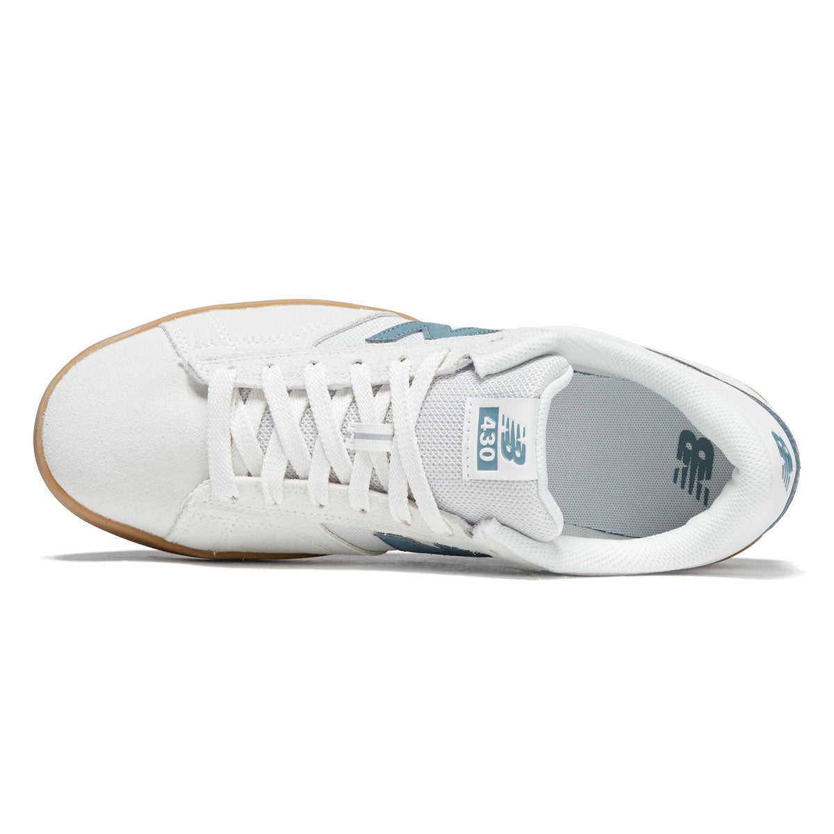 New Balance 430 Shoes - Sea Salt/Green image 3