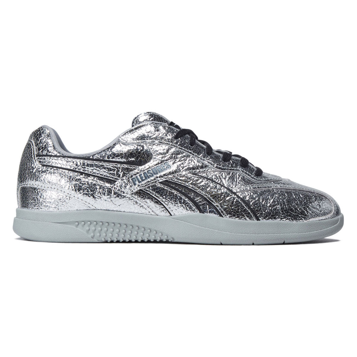 Reebok x Pleasures Hammer Street Shoes - Silver Crinkle image 1