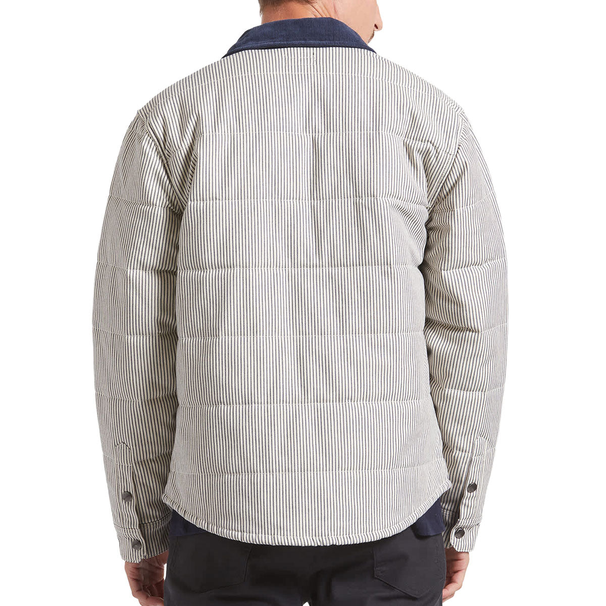 Brixton Cass Jacket - Whitecap/Mood Indigo Hickory image 2