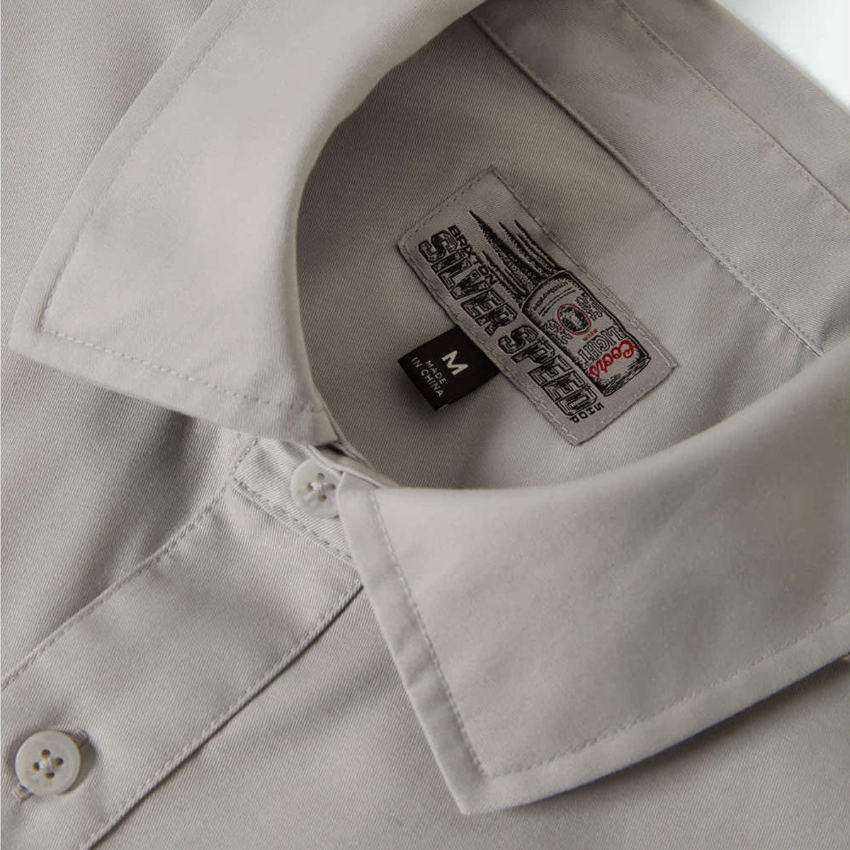 Brixton x Coors Light Shake Down Shirt - Silver/Black image 3