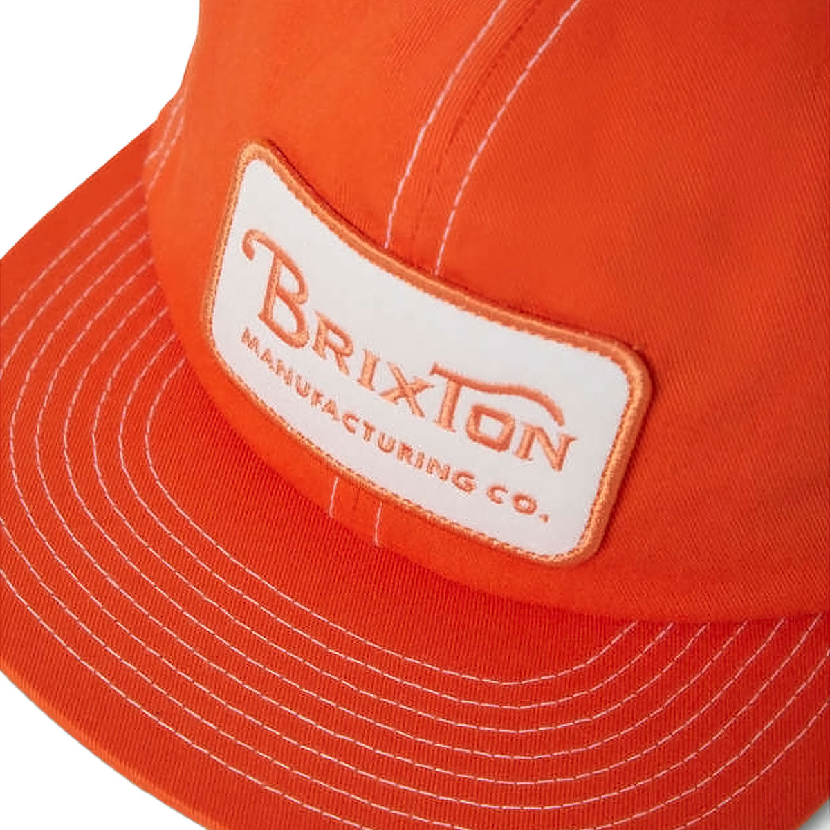 Brixton Grade Hp Snapback Hat - Solar Orange image 3