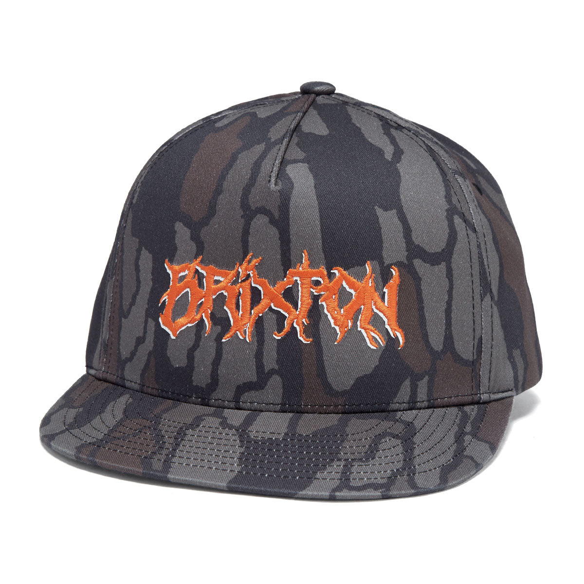 Brixton Void Hunter Hp Snapback Hat - Bark Camo image 1