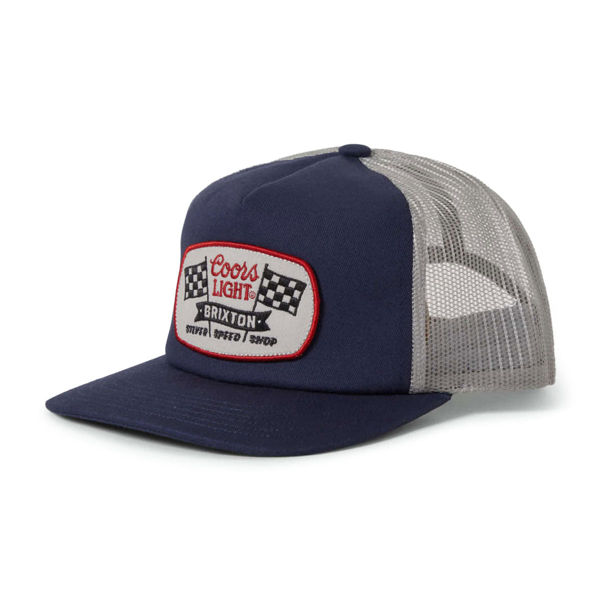Brixton x Coors Light Pit Stop Mp Trucker Hat - Coors Navy/Silver image 1