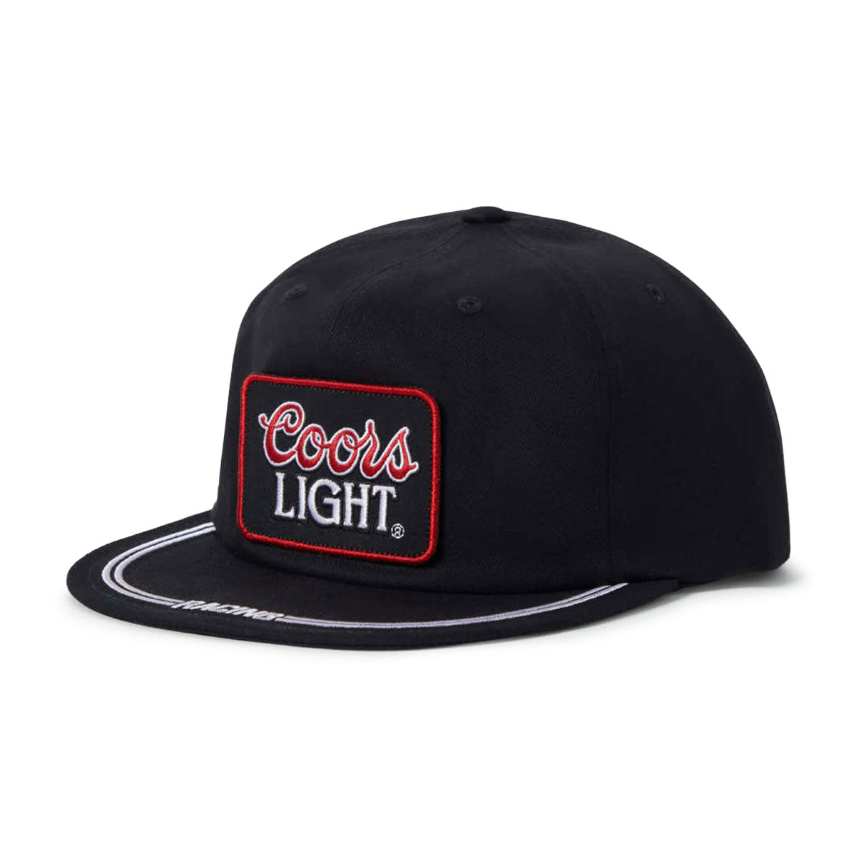 Brixton x Coors Light Gear Hp Snapback Hat - Black image 1