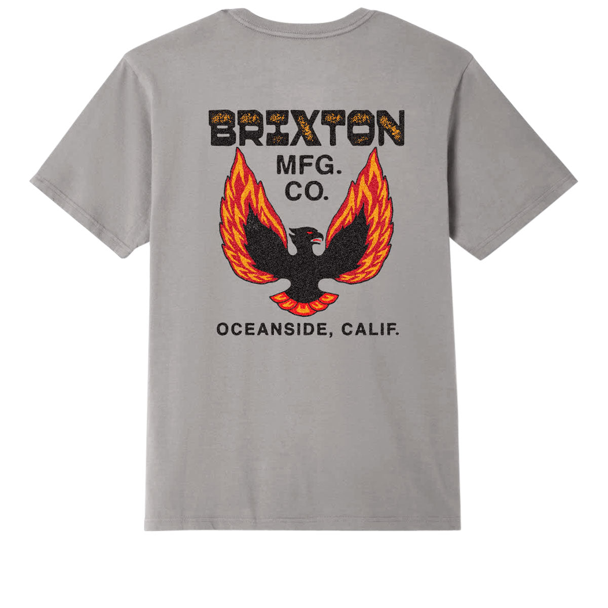 Brixton Garvey Tailored T-Shirt - Heather Grey image 1