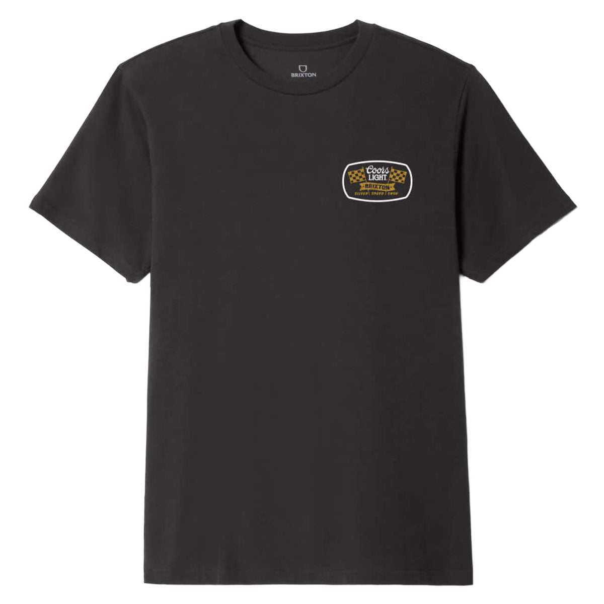 Brixton x Coors Light Pit Stop T-Shirt - Black image 2