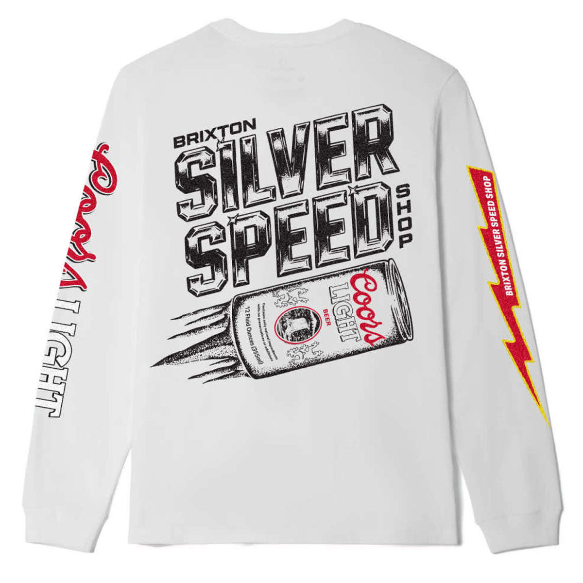 Brixton x Coors Light Blower Long Sleeve T-Shirt - White image 2