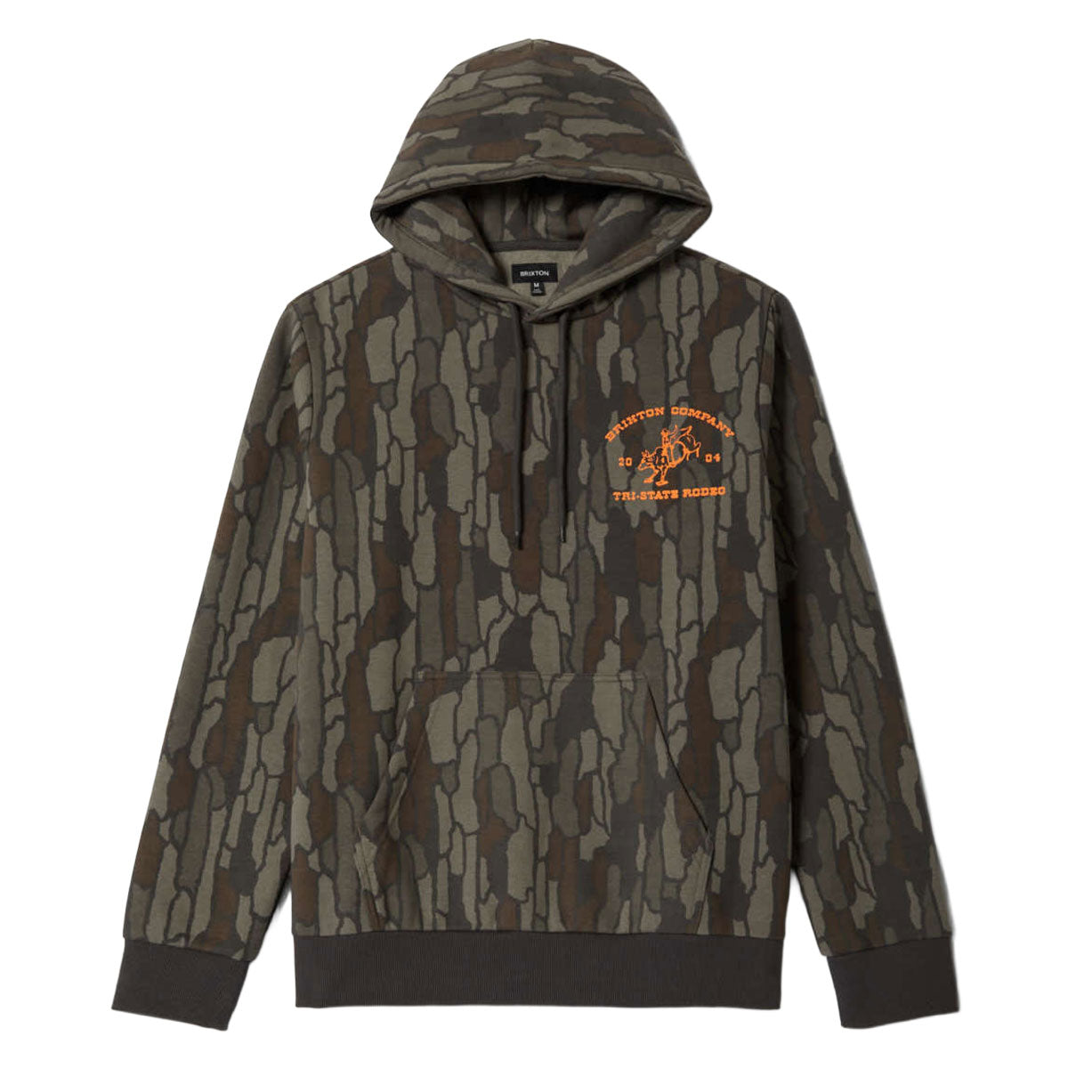 Brixton Danforth Hoodie - Bark Camo image 1