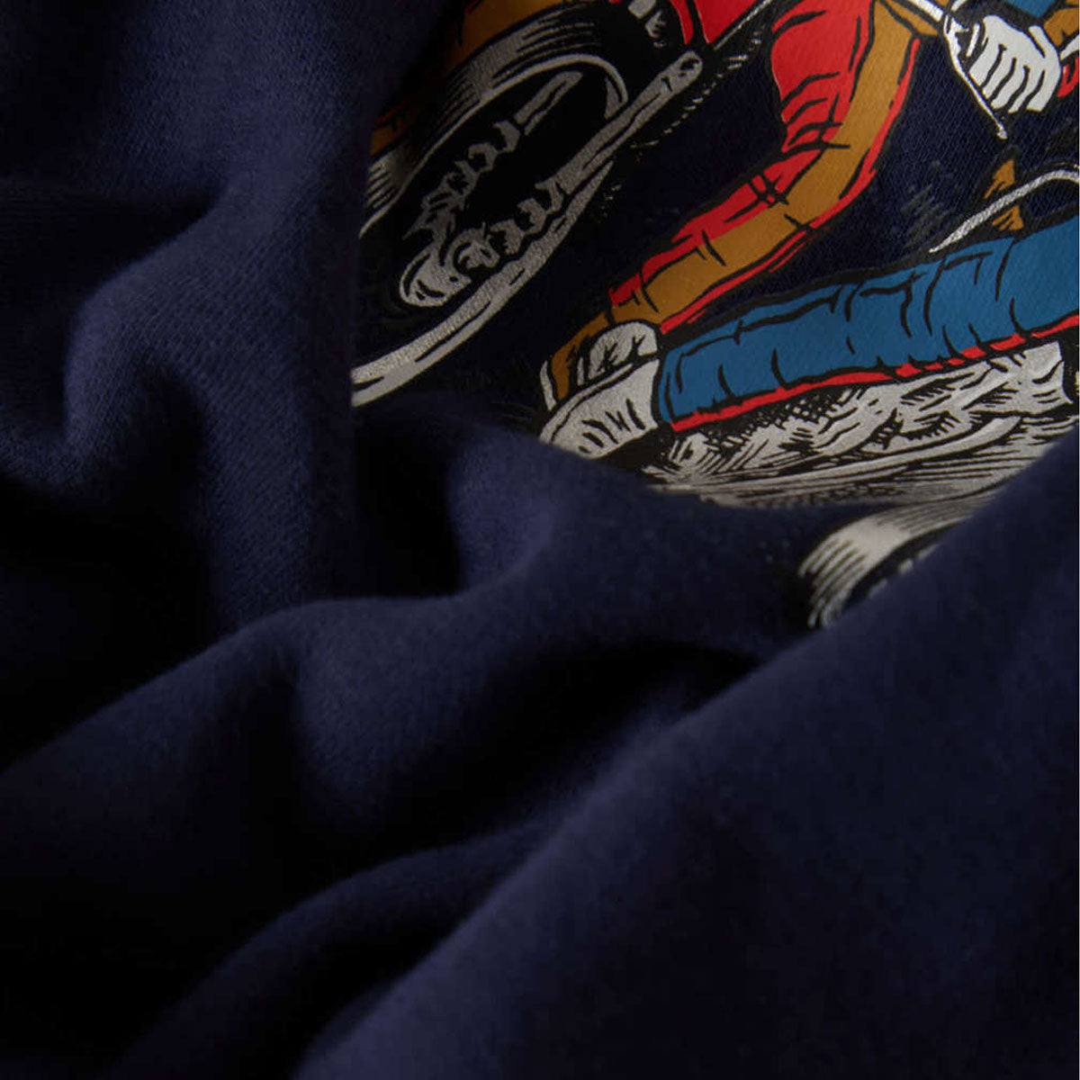 Brixton x Coors Light Berm Crew Sweatshirt - Coors Navy image 3