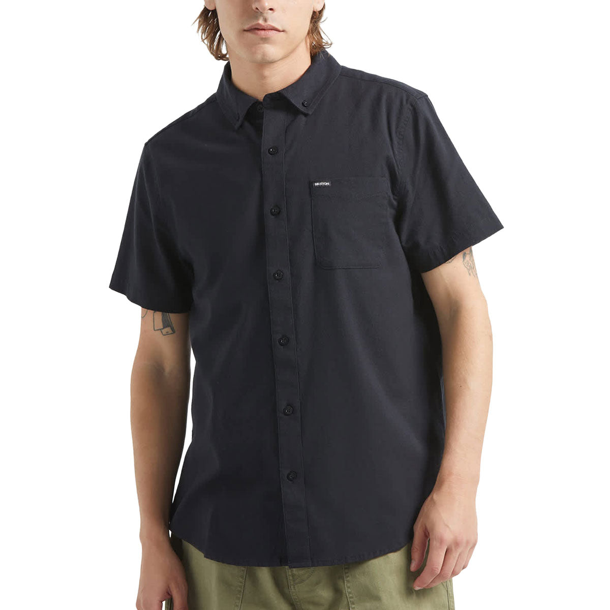 Brixton Sanford Oxford Shirt - Black image 1