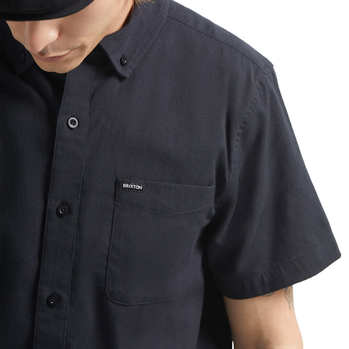 Brixton Sanford Oxford Shirt - Black image 5