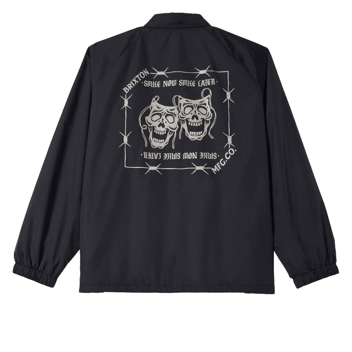 Brixton Watchman Lightweight Coaches Jacket - Black image 4