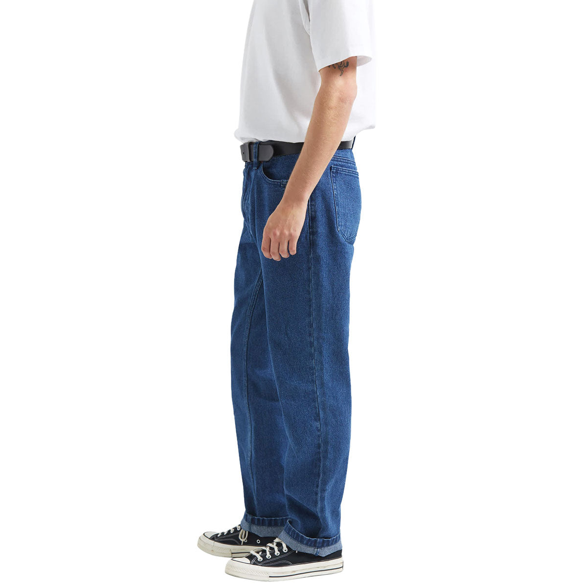 Brixton Builders 5 Pocket Jeans - Medium Wash Denim image 3