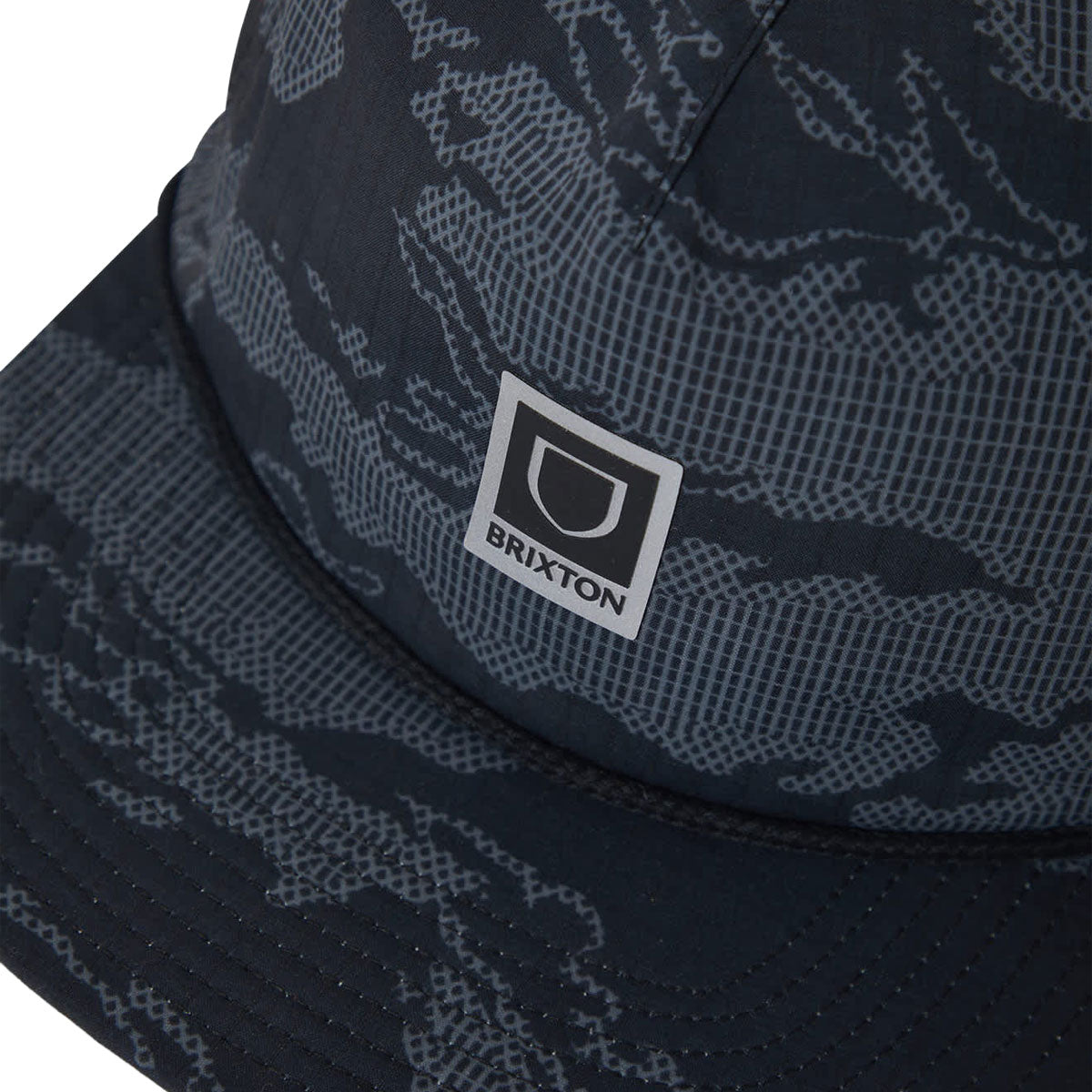Brixton Journey MP Performance Snapback Hat - Black Tiger Camo image 3