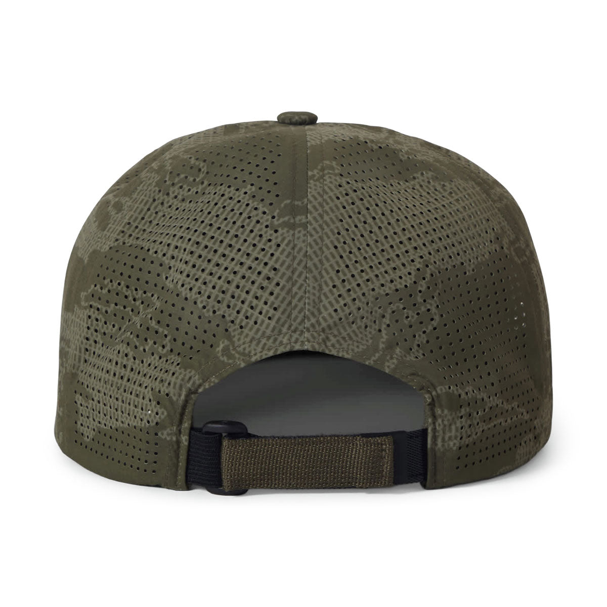 Brixton Journey MP Performance Snapback Hat - Olive Tiger Camo image 2