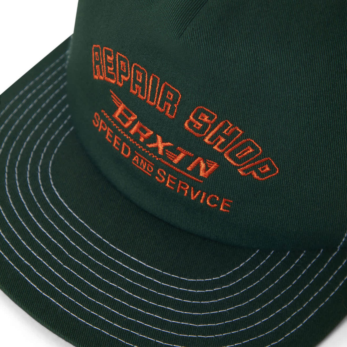 Brixton Repair Shop HP Snapback Hat - Primal Green image 3
