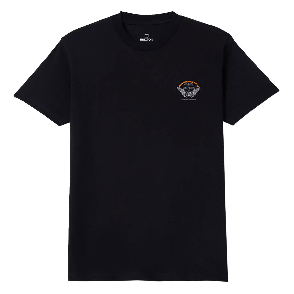 Brixton Leeway T-Shirt - Black Worn Wash image 2