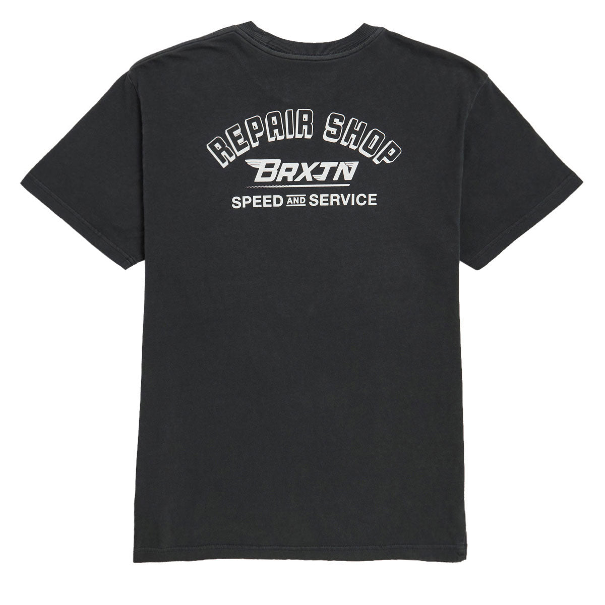 Brixton Free T-Shirt - Black Worn Wash image 2