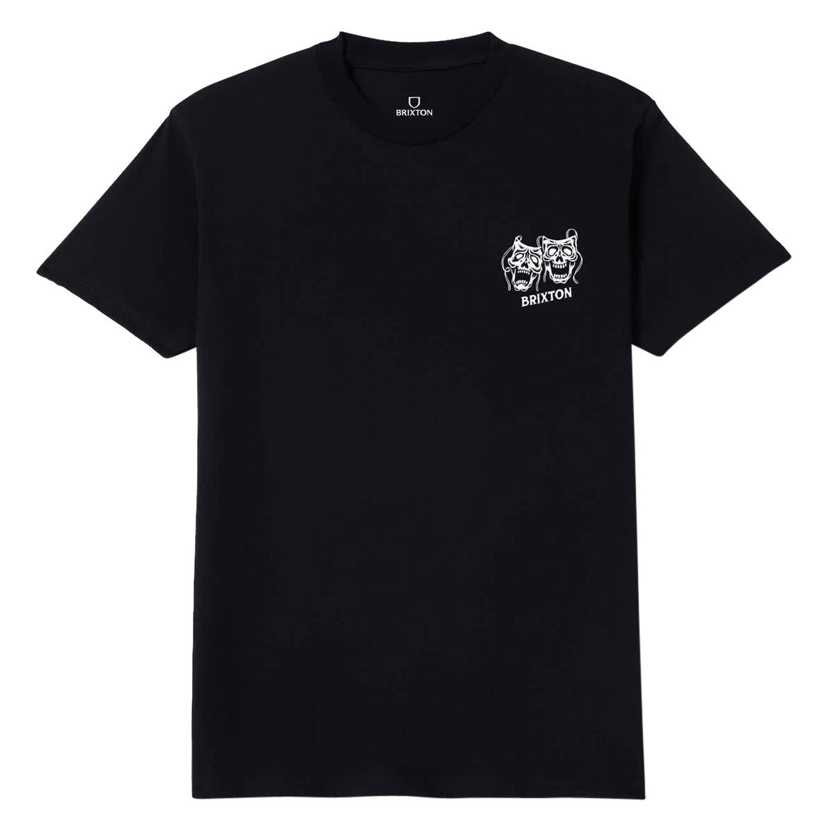 Brixton Smile Always T-Shirt - Black Worn Wash image 2