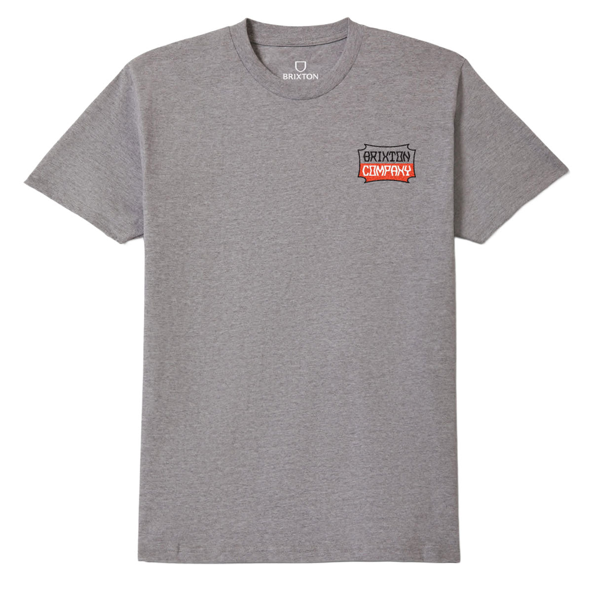Brixton Pillar T-Shirt - Heather Grey image 2