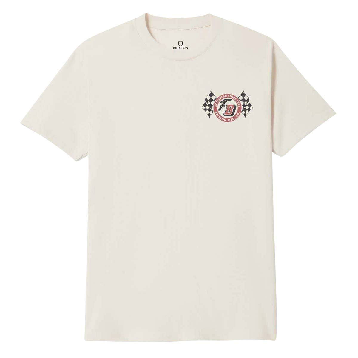 Brixton x Goodyear Speedway T-Shirt - Cream image 1