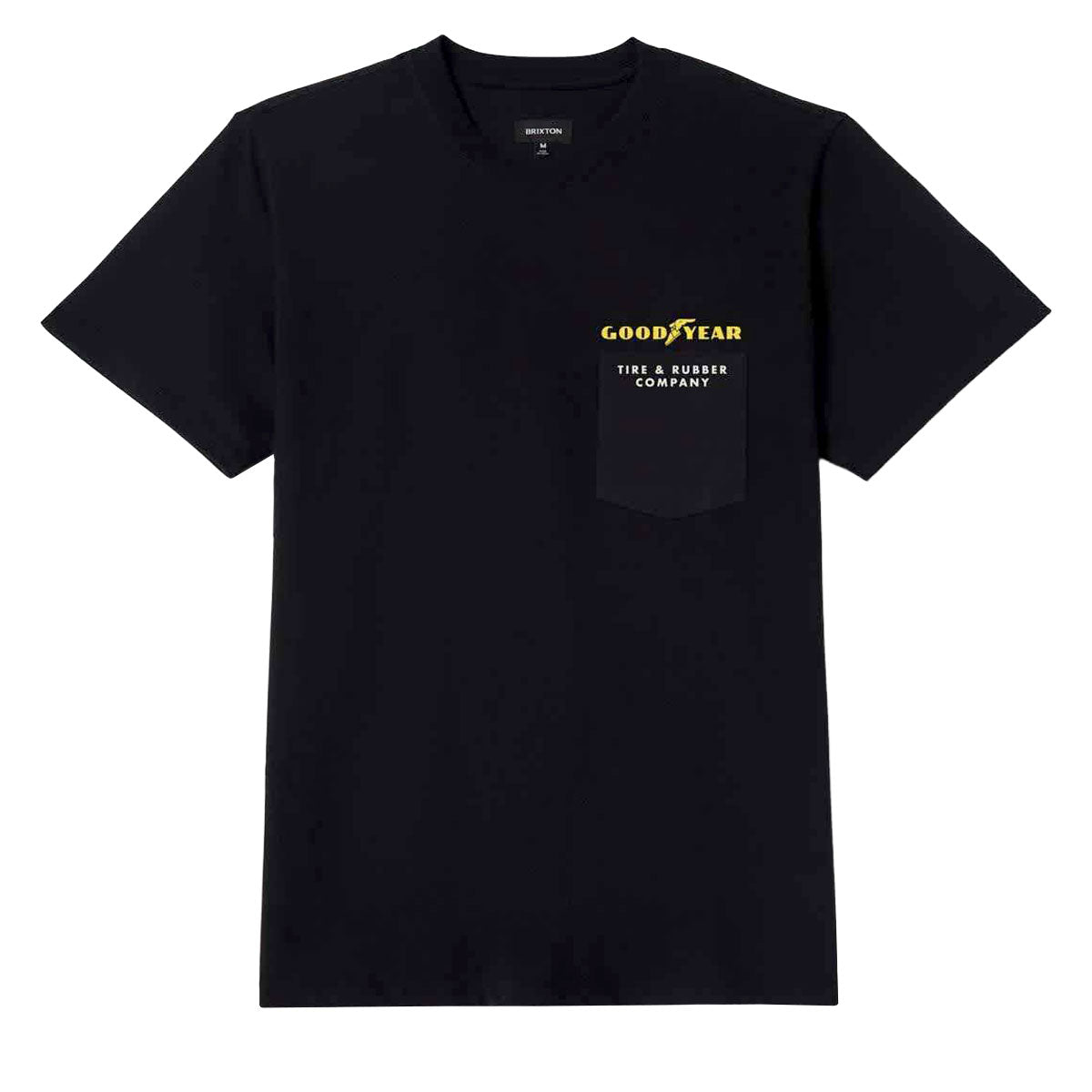 Brixton x Goodyear Service Pocket T-Shirt - Black image 1