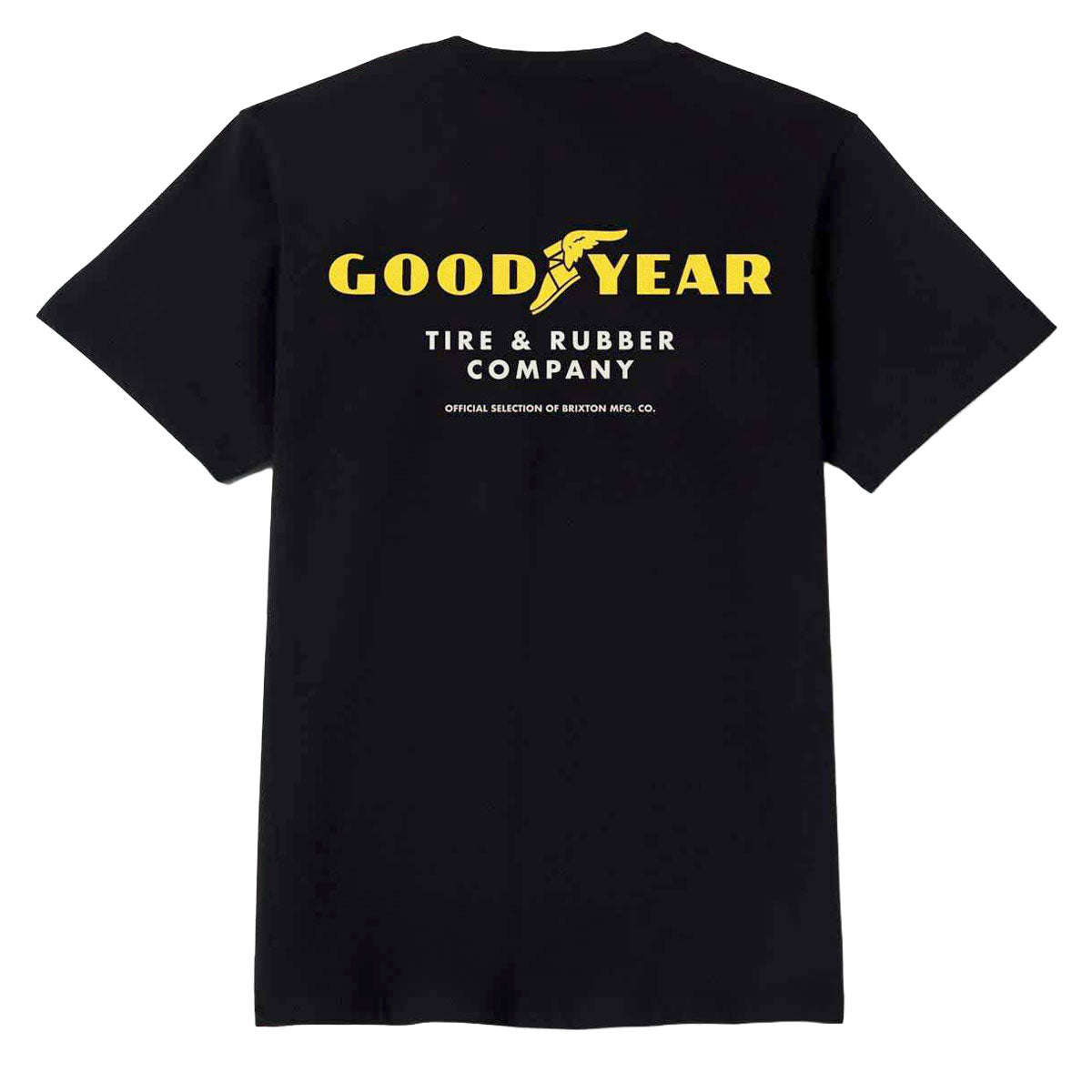 Brixton x Goodyear Service Pocket T-Shirt - Black image 2