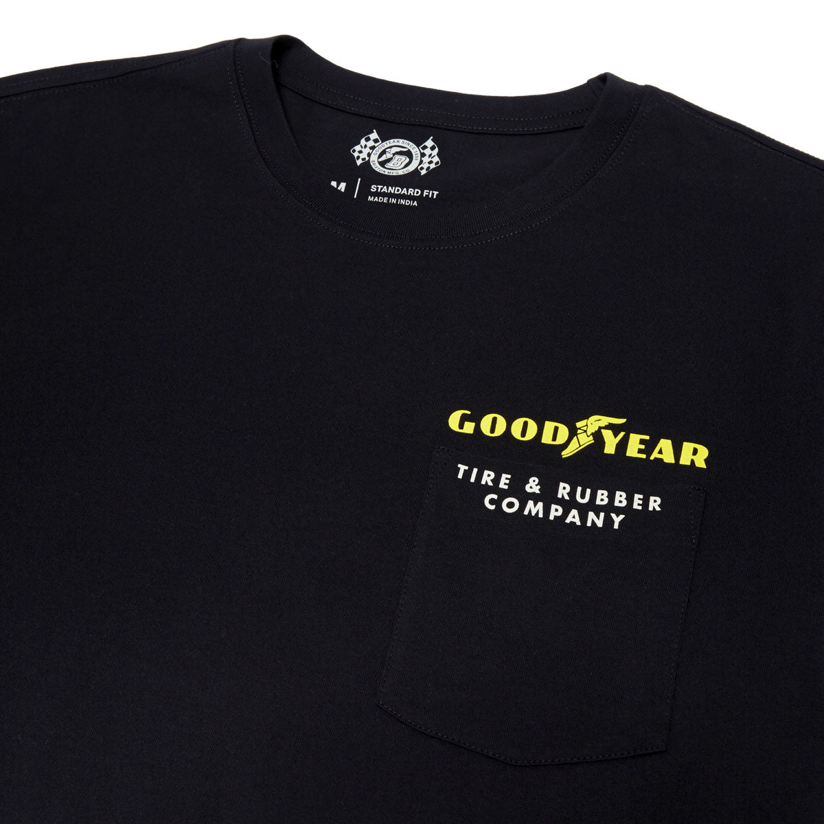 Brixton x Goodyear Service Pocket T-Shirt - Black image 3