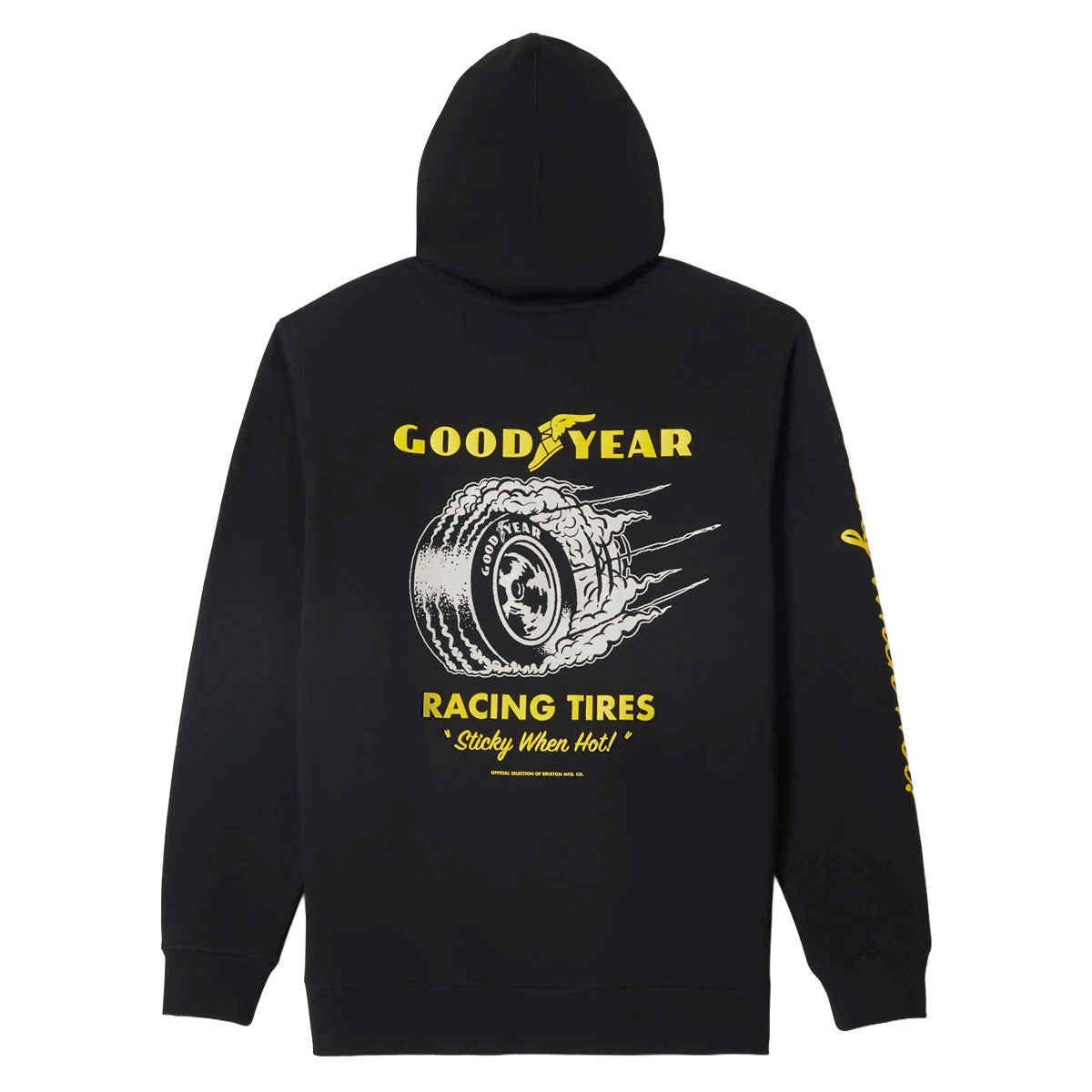 Brixton x Goodyear Cheater Slick Hoodie - Black image 2