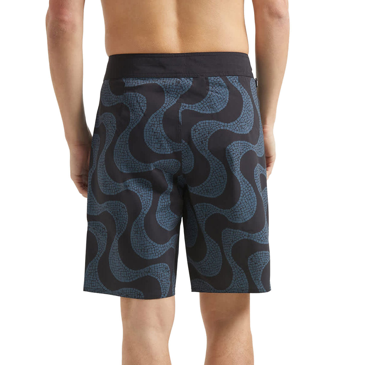 Brixton Blitz 19 Boardshorts - Black/Future Grey Warped Tile image 5